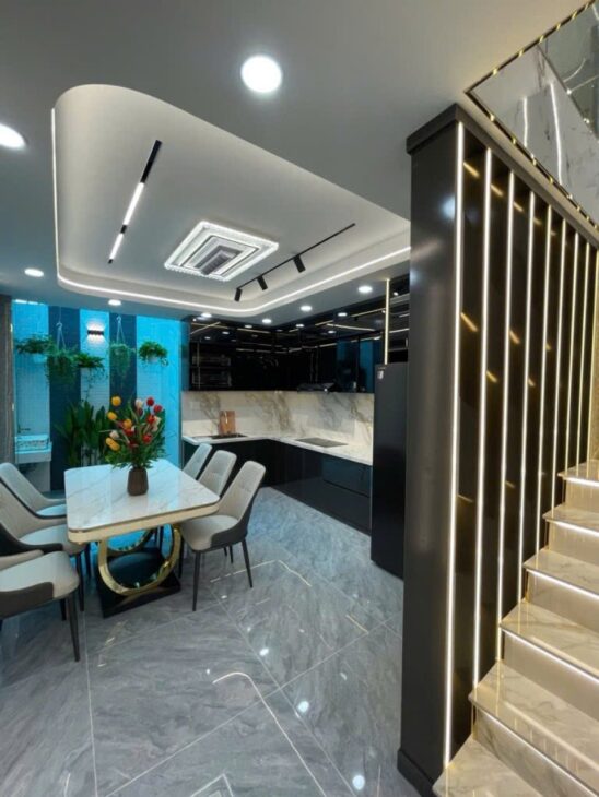 Nhà Mới SHR 5 tầng HXH né 62m2, Vuông – Huỳnh Thị Hai Quận 12 S