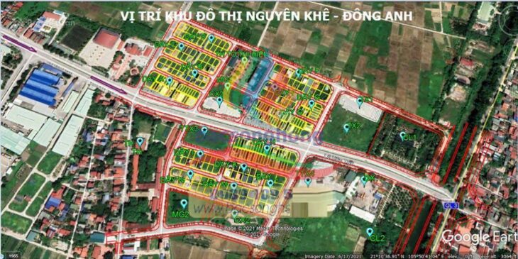 Bán đất khu đô thị Nguyên Khê – Kinh doanh đỉnh – gia’ rẻ nhất khu