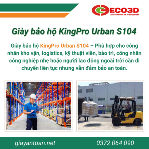 KingPro Urban S104 – Nhẹ như sneaker, thoáng như gió, bảo vệ như thép!
