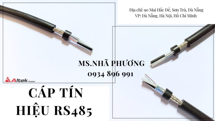 CÁP TÍN HIỆU RS485 1 PAIR 2 PAIR 18, 22, 24 AWG