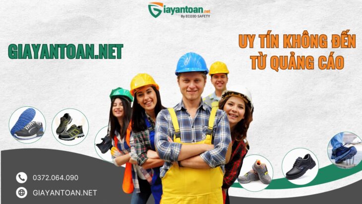 Giày bảo hộ lao động Hà Nội – Mua ở đâu uy tín năm 2025