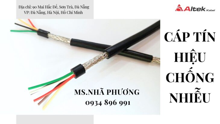 CÁP TÍN HIỆU CHỐNG NHIỄU 2/4/6/8 LÕI 0.22 MM2