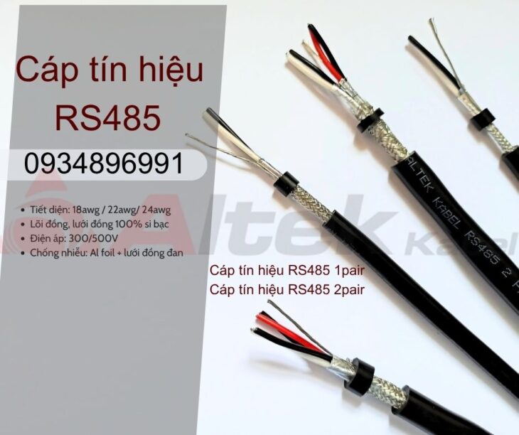Cáp RS485 –1pr18awg,2pr20awg Altek Kabel HÀ NỘI