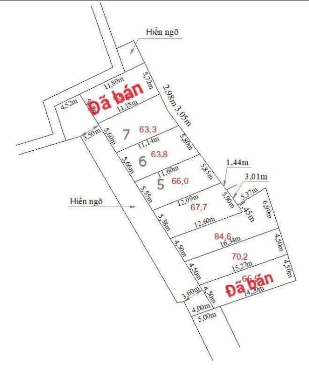 Đất thổ cư trung tâm Kiến Hưng – giá chỉ hơn 6xx triệu, cơ hội đầu tư cực tốt! ZALO 0567 222 555