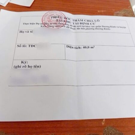 🔥 Đất tái định cư Vinhomes Dương Kinh – Giá hiếm chỉ 1,4 tỷ ZALO 0567 222 555