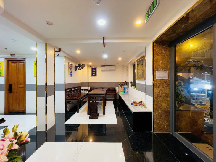 Bán CHDV hẻm 12m Lê Đức Thọ 6 tầng có hầm ngang 7m 126m2 30PN TN 170tr ngay chợ 40 tỷ.