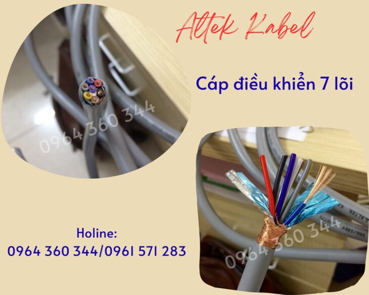 Dây cáp điều khiển nhiều lõi Altek Kabel giá đại lý