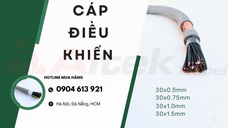 Cáp điều khiển chống nhiễu 30×0.5mm Altek Kabel