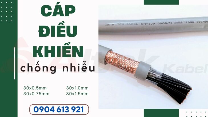 Cáp điều khiển chống nhiễu 30×0.5mm Altek Kabel