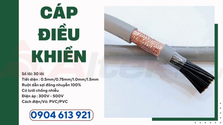 Cáp điều khiển chống nhiễu 30×0.5mm Altek Kabel