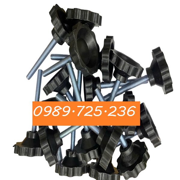 Chân tăng chỉnh chiều cao M10 – Chân tăng hoa 10 cánh M10
