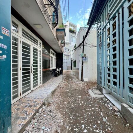 Giá rẻ! Bán nhà đường Nguyễn Gia Trí phường 25 Bình Thạnh 8.8 x 7.45 65m2 trệt lầu 4PN 2WC