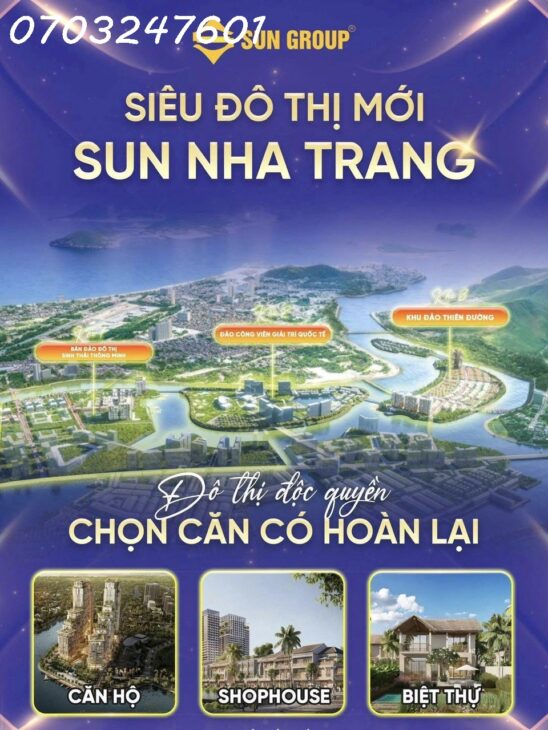 BÁN KHU ĐÔ THỊ SUNGRUP TẠI NHA TRANG