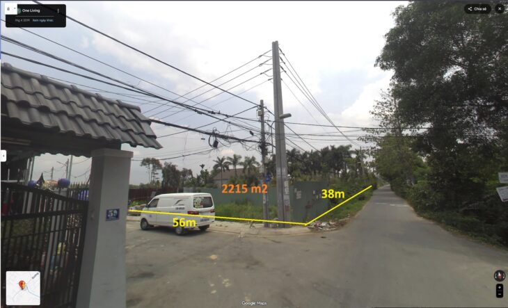 Bán đất đường số 8 phường Trường Thạnh , quận 9 (nay là quận Thủ Đức), TP. HCM, 2215m2, MT 38m, ô