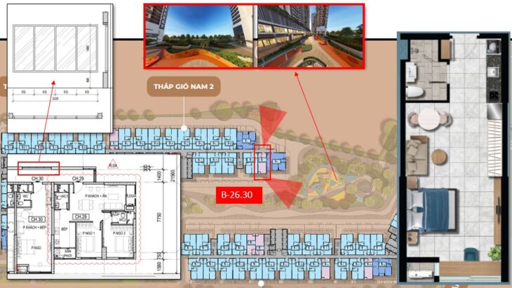 Bán lỗ căn Studio đẹp nhất dự án The Gió Riverside so với giá chủ đầu tư công bố