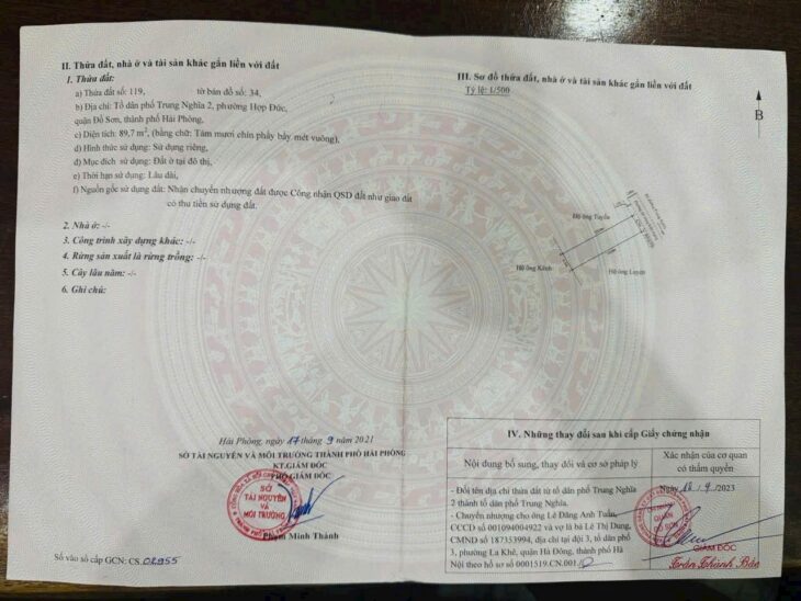 Bán lô đất giá hiếm TDP Trung Nghĩa – Đồ Sơn, chỉ 1,9x tỷ ZALO 0567 222 555