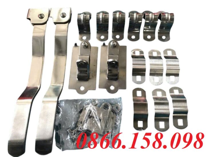 Bộ Tay Gài Khóa Thùng Xe Tải thép mạ Bền, Đẹp, An Toàn