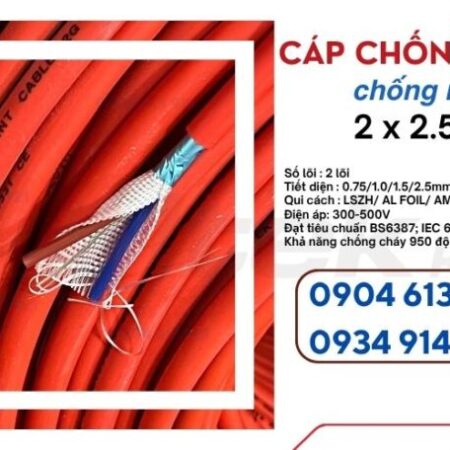 Dây chống cháy chống nhiễu 2C0.75SQMM Altek Kabel – sẵn kho Hà Nội