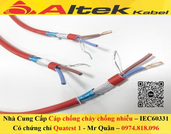 Cáp chống cháy chống nhiễu Altek Kabel – Giá xưởng