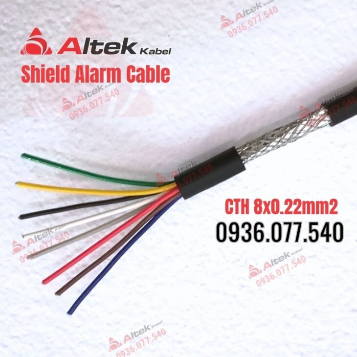Cáp tín hiệu chống nhiễu Altek Kabel 8×0.22mm²