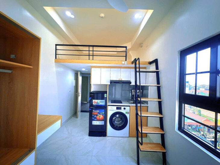 Bán tòa chung cư mini cao cấp phố Hoàng Đạo Thành – Ô tô đỗ cửa 80m x 8 tầng 22 phòng khép kín
