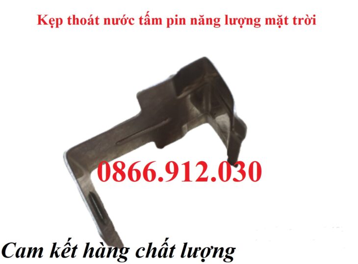 Giải pháp thoát nước thông minh với kẹp thoát nước pin năng lượng mặt trời