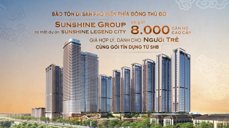 SUNSHINE LEGEND CITY CÓ CĂN HỘ TẦNG CAO TỪ 20 MÀ GIÁ CHỈ TỪ 58TR XEM NGAY