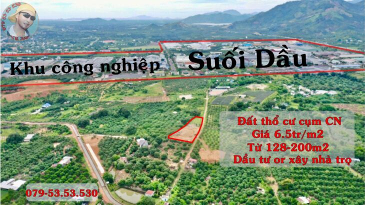 Chỉ từ 830 triệu có ngay 128m² đất nền Cam Lâm – full thổ cư, sổ riêng từng lô!