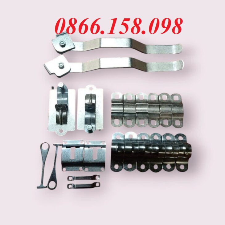 Bộ Tay Gài Khóa Thùng Xe Tải thép mạ Bền, Đẹp, An Toàn