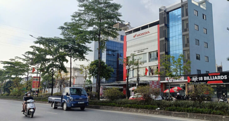 Đất DV 5.5 Trạm Trôi 99.7m2- MT5.5, vỉa hè KD, ô tô tránh, giá 13.4 tỷ