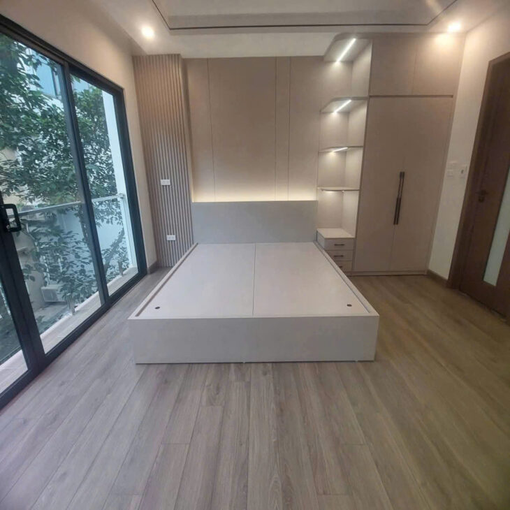 Bán nhà phố Hoa Lâm – Việt Hưng Nhà 6 tầng gara ô tô, full nội thất, lô góc – Ô tô vào tận nhà