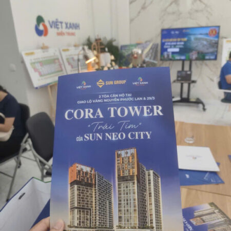 Chính thức nhận booking CORA TOWER – “Trái tim Sun Neo City”