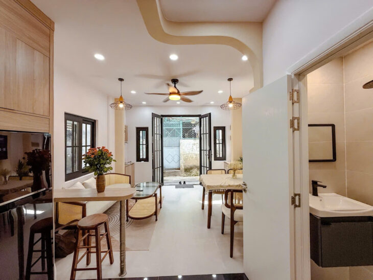 SBÁN NHÀ LÊ VĂN SỸ QUẬN 3- CĂN GÓC HẺM THÔNG – NGANG 4M ĐỦ NỘI THẤT: nhỉnh 4 Tỷ. SANG 0777826387