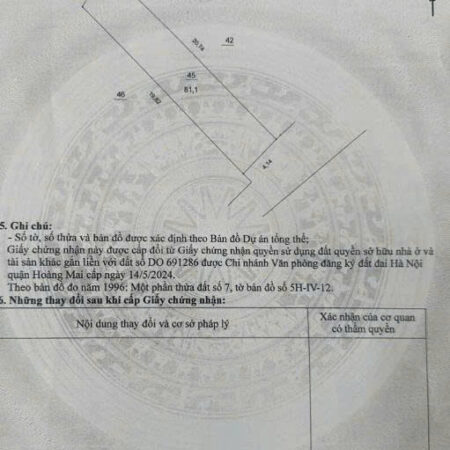 Chính chủ cần bán gấp lô đất sổ đỏ, oto đỗ vào nhà, trước nhà oto tránh tại số 29 ngõ 225 Nguyễn