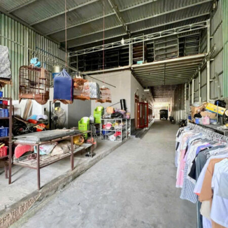 BÁN NHÀ CẤP 4 + KHO XƯỞNG 500M NHỊ BÌNH HÓC MÔN ĐƯỜNG XE TẢI SHR GẦN Q12