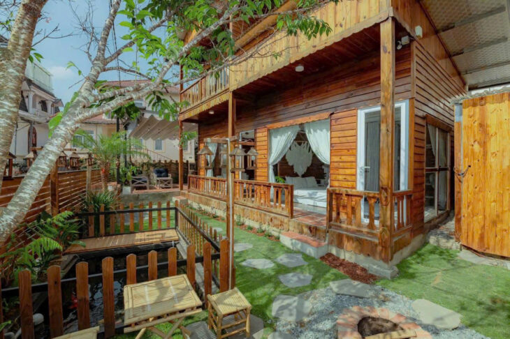 CHO THUÊ HOMESTAY SÂN VƯỜN 300M2 3 PHÒNG GIO AN ĐÀ LẠT 19TR/THÁNG