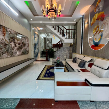 BÁN NHÀ 3 TÀNG MỚI KENG 4PN SHR TÂN CHÁNH HIỆP Q12 HẺM XE HƠI 5M