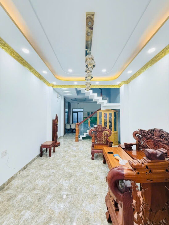 🔥Bán NHÀ MỚI 3 TẦNG vào ở ngay– HẺM OTO – Ngay CẦU BÀ THE – TÔ NGỌC VÂN – Q12, 58m2, SHR 5.6 tỷ