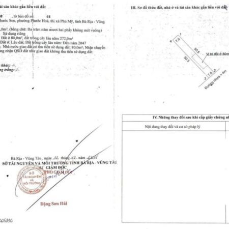 CHÍNH CHỦ Cần Bán Gấp 2 Lô Liền Kề KDC Lam Sơn, Phường Phước Hòa, Phú Mỹ, Bà Rịa Vũng Tàu