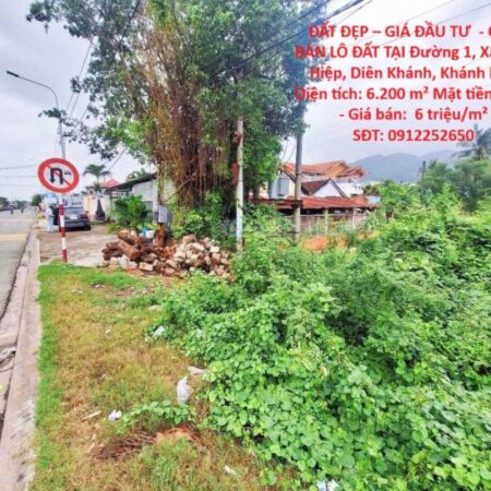 ĐẤT ĐẸP – GIÁ ĐẦU TƯ – CẦN BÁN LÔ ĐẤT TẠI Đường 1, Xã Suối Hiệp, Diên Khánh, Khánh Hòa ĐẤT ĐẸP – GIÁ ĐẦU TƯ – CẦN BÁN LÔ ĐẤT TẠI Đường 1, Xã Suối Hiệp, Diên Khánh, Khánh Hòa