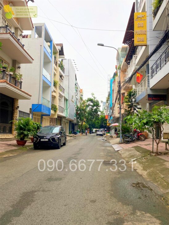 ‼️ Bình Thạnh – Đi bộ ra Metro – Hẻm xe hơi 10m có vỉa hè – Khu vip phân lô – 80m2 vuông vức