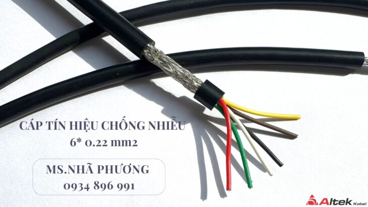 CÁP TÍN HIỆU CHỐNG NHIỄU 6*0.22 MM2 ALTEK KABEL