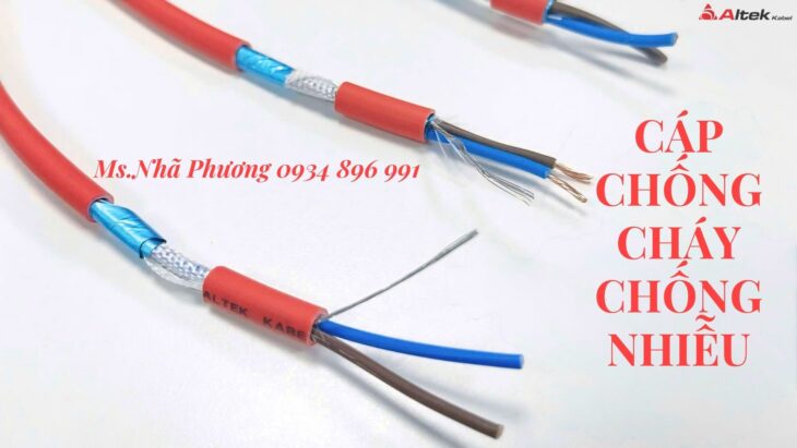 Cáp Chống Cháy Chống Nhiễu 2×1.5 mm2 Altek Kabel