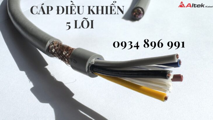 Cáp Điều Khiển 5×0.5 mm2 Đà Nẵng – Hà Nội – Hồ Chí Minh