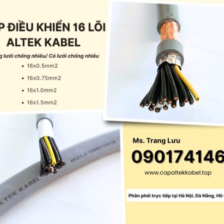 Cáp điều khiển 16×0.5/16×0.75/16×1.0/16×1.5 Altek Kabel