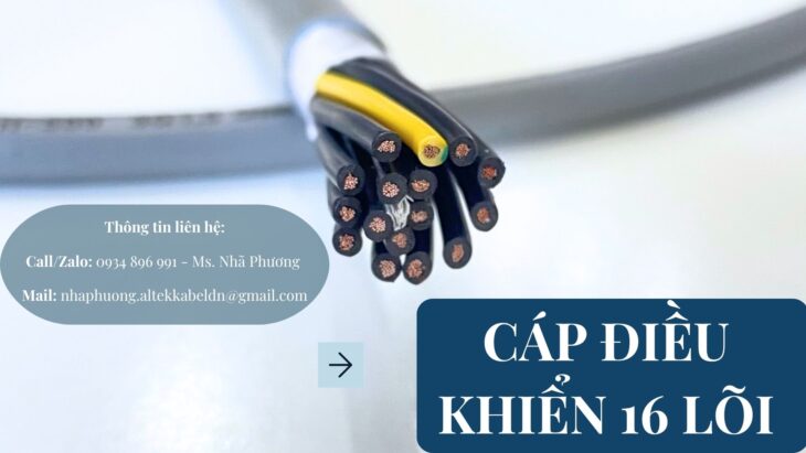 CÁP TÍN HIỆU 16 X 0.75 MM2 GIAO HÀNG TOÀN QUỐC CÁP TÍN HIỆU 16 X 0.75 MM2 GIAO HÀNG TOÀN QUỐC
