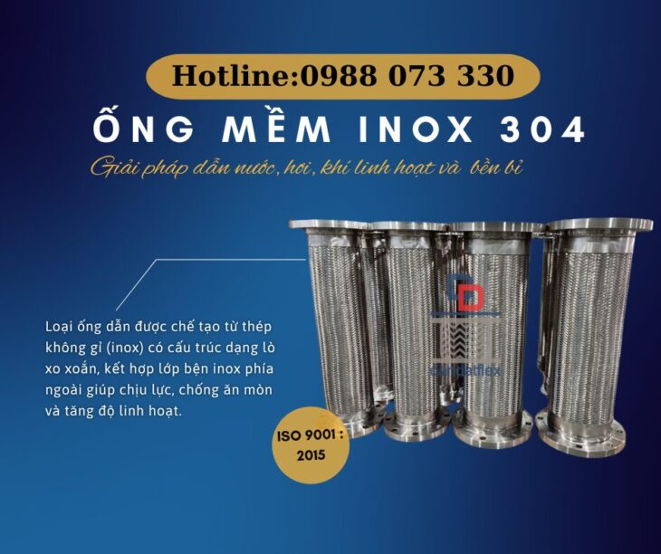 ỐNG MỀM INOX – CHỊU NHIỆT, CHỐNG GỈ, SIÊU BỀN