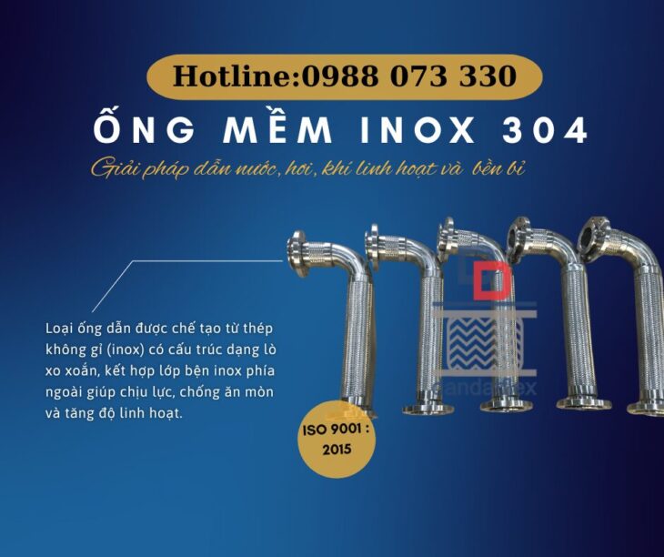 ỐNG MỀM INOX – CHỊU NHIỆT, CHỐNG GỈ, SIÊU BỀN