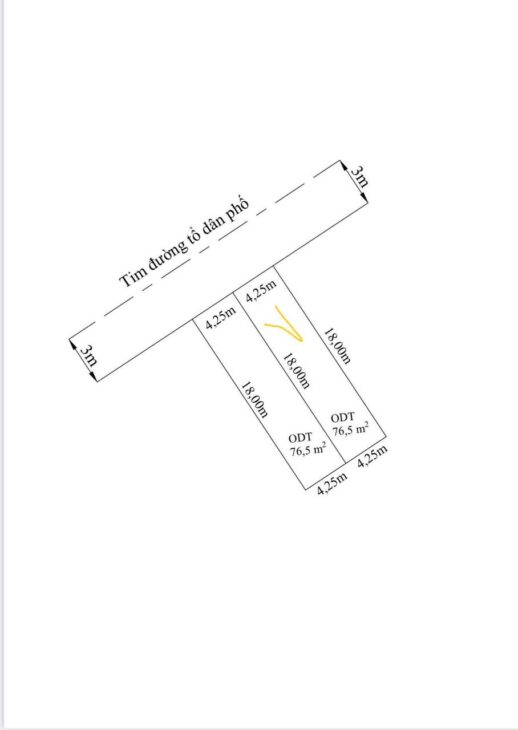 Lô 76.5m² nhánh 3 Bùi Phổ – đường 6m, giá chỉ 1.8x tỷ – hàng hiếm Tân Thành ZALO 0567 222 555