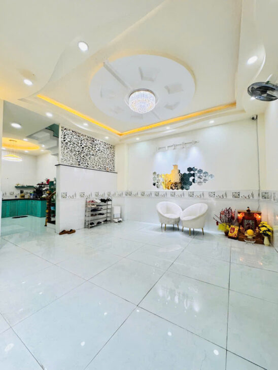 Nhà SHR 3 tầng HXH 55m2, Nở hậu – Đường Số 1 Gò Vấp S